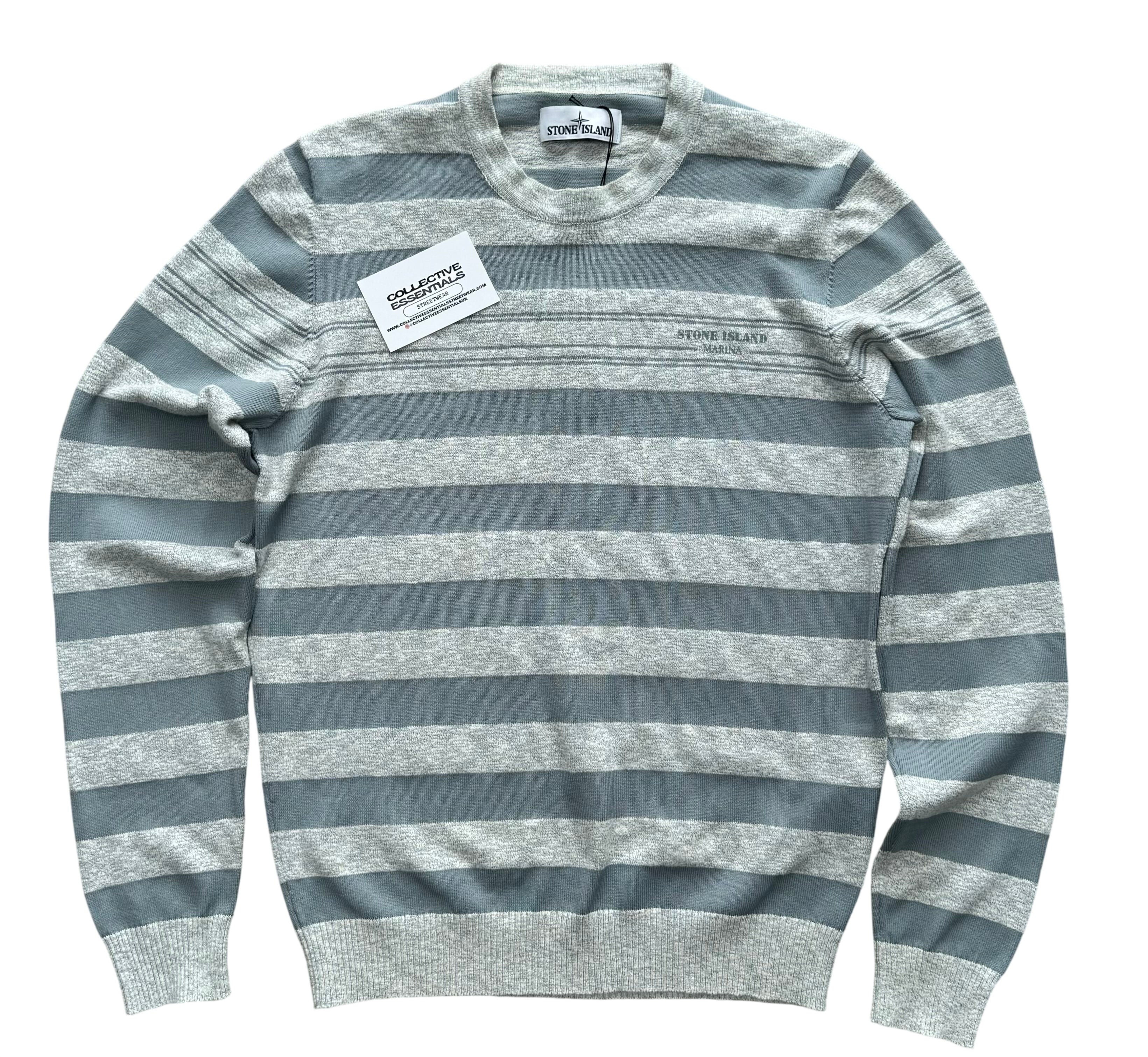 Stone Island Marina Striped Sweatshirt - Small