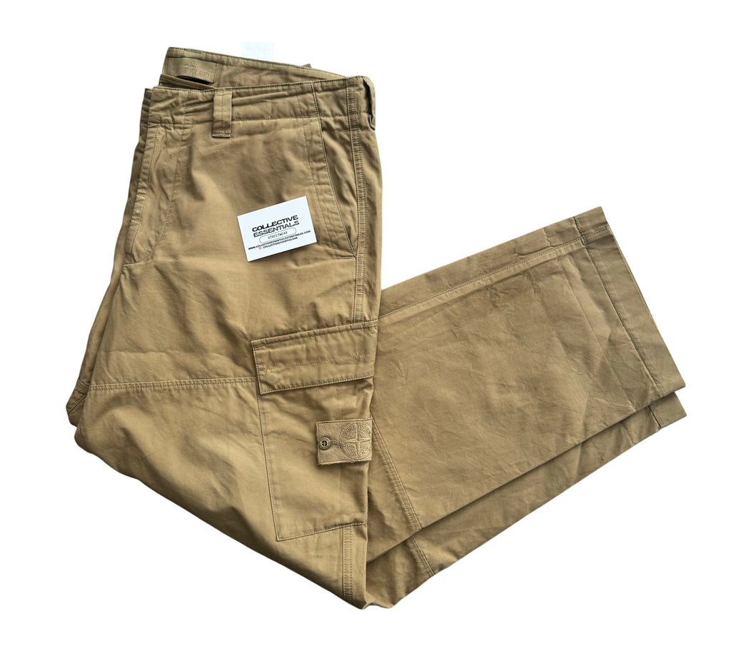 Stone Island Ghost O-Ventile Cargo Trousers - 36W, 30L
